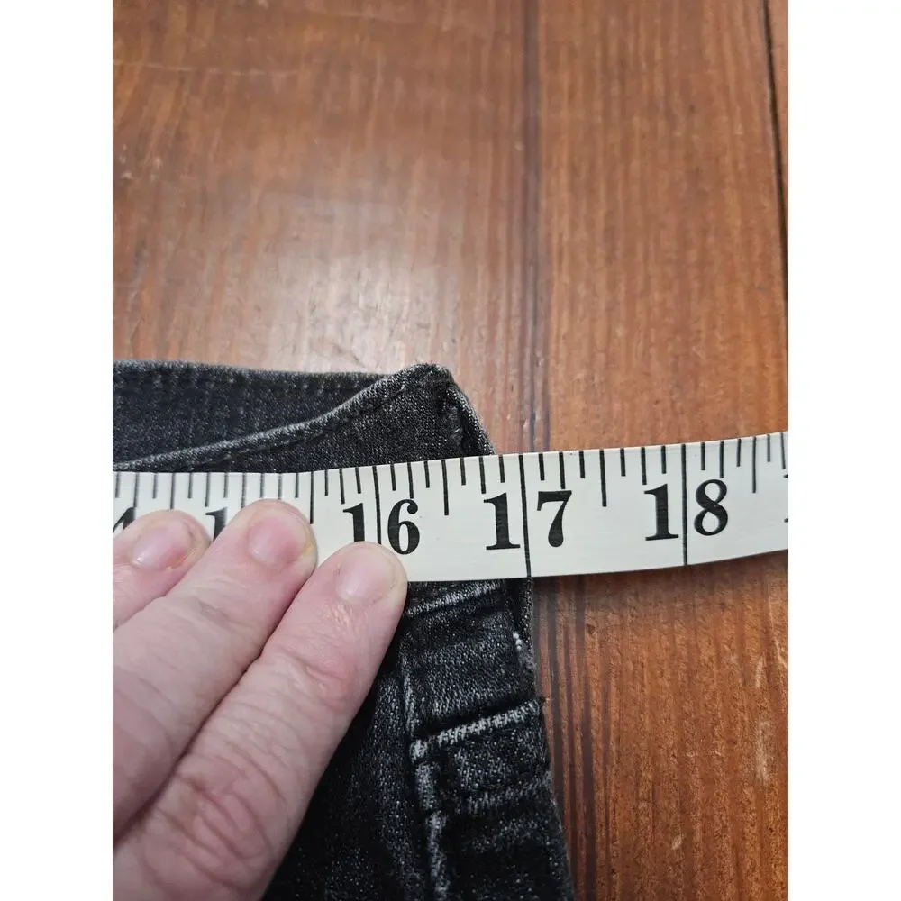 Levi's 513 Slim Straight Jeans Black Wash Denim CW-3215 Men's 34x32